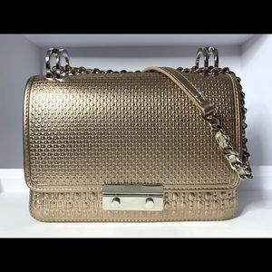 Carolina Herrera Gold Crossbody Bag